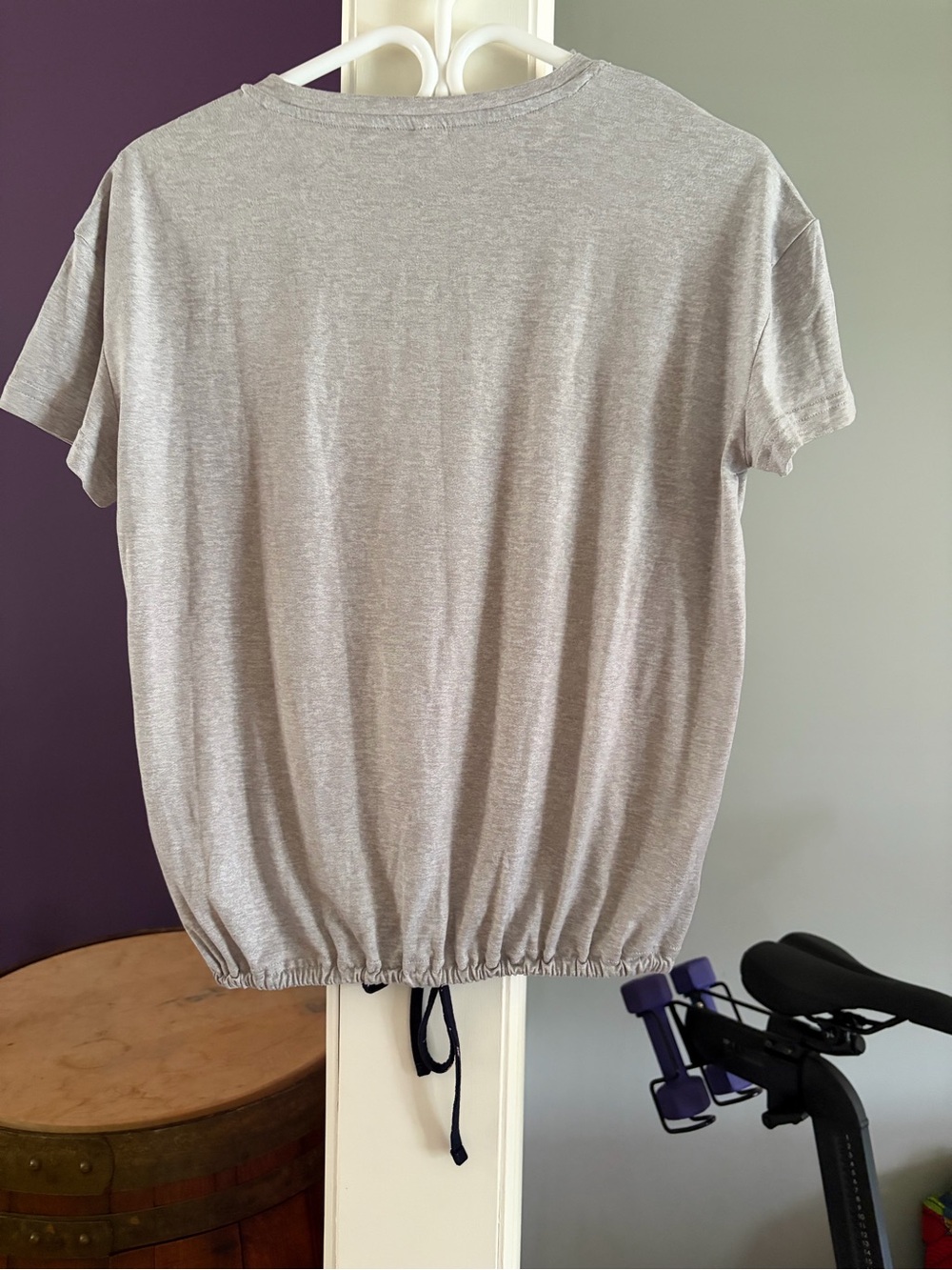 Gray Tee with 'Paradise' Gradient Script - Picture 3 of 3